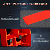 HOMCOM Stepper höhenverstellbare Stepper Aerobic Stepper, Rot + Schwarz – Produktabbildung 6
