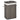 HOMCOM Wäschekorb mit Griffen und waschbarem Wäschesack, Rattan, Polyester, Baumwolle, Metall, 43L x 32B x