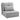 HOMCOM Bodensessel Klappmatratze Schlafmatte, 2-in-1-Design, abnehmbares Kissen, 60 x 80 x 56 cm, Grau