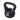 HOMCOM Kettlebell Kugelhantel 12 kg Gewicht-Hantel mit Sand befüllt für Anfänger Schwarz