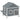Wooden 2-story cat house, cat cave with waterproof hinged roof, side platform, 101x72.5x81cm, gray