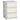 Storage boxes for children, 3 large drawers, rounded edges, plastic, 37x37x56.5 cm, cream white