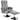 Recliner chair with footstool, swivel, adjustable backrest, up to 150 kg, 69 x 71 x 104 cm, gray