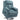 Lift chair with soft upholstery, recliner chair with remote control and side pockets, blue