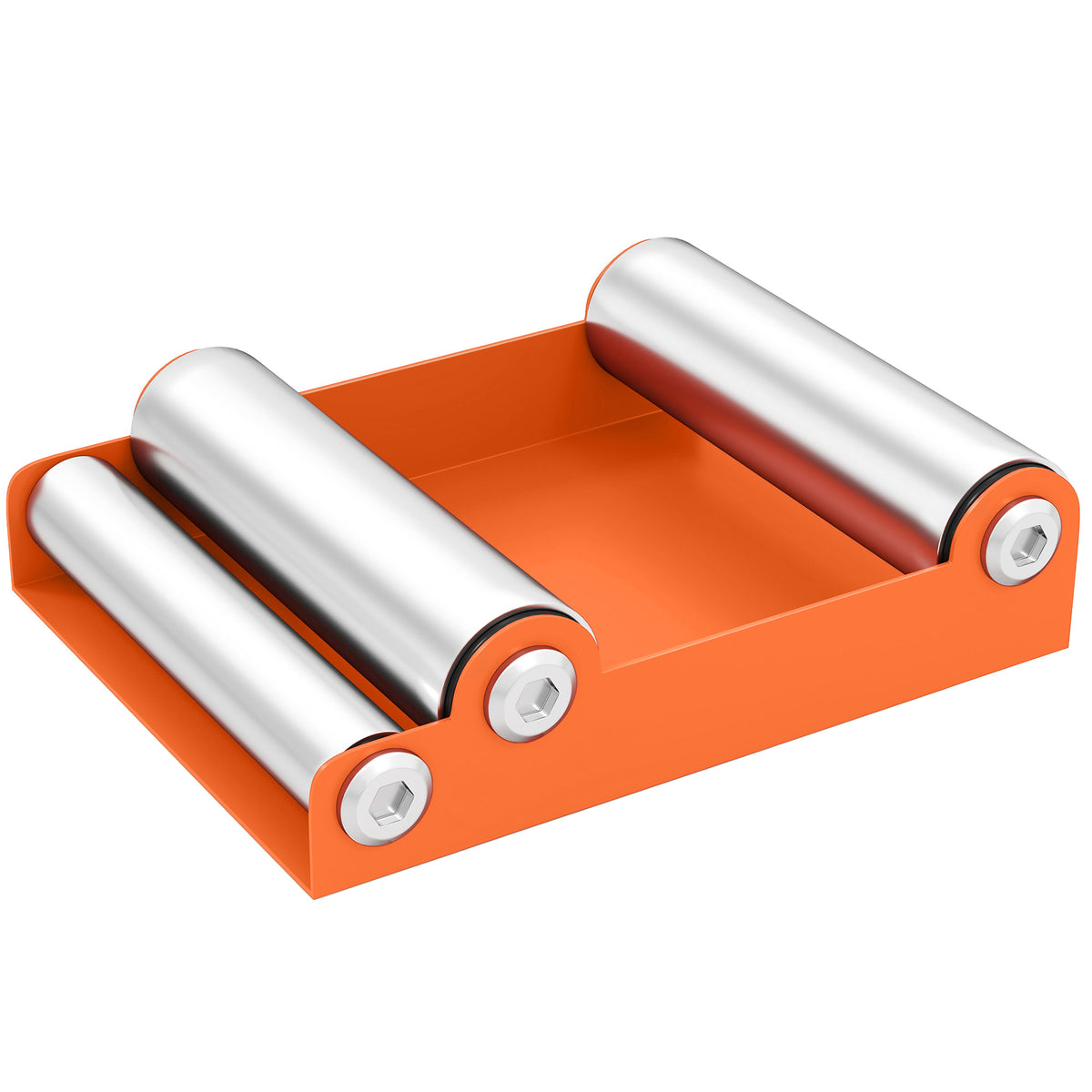 HOMCOM Motorrad Reinigungsständer Rollenständer Rad Drehhilfe Fahrrad <485 lb & Reifenbreite <180 mm Orange