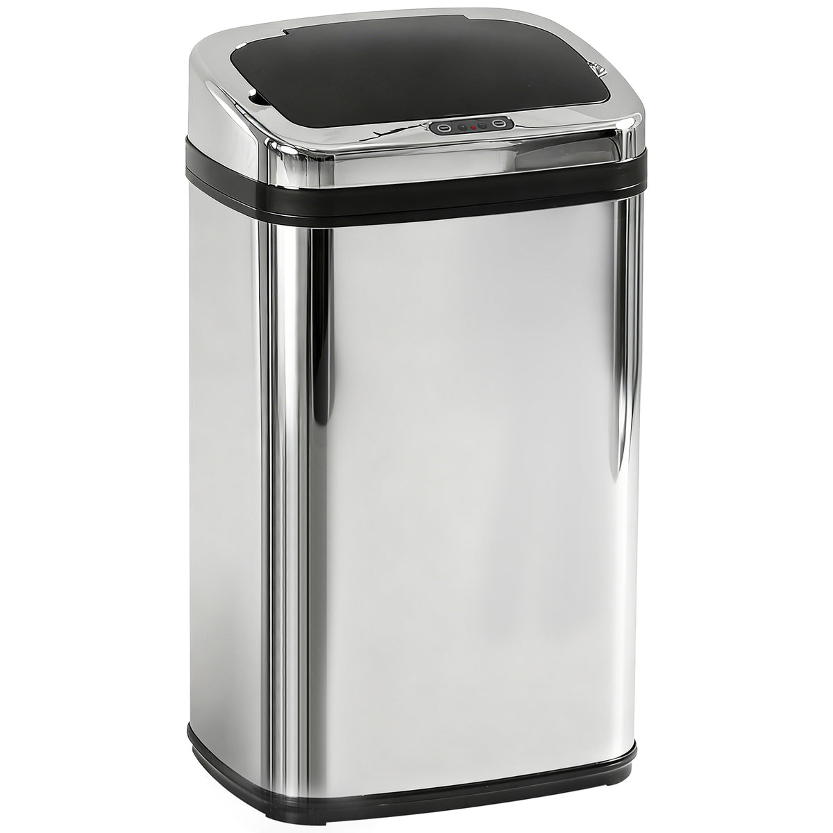 30L Stainless Steel Sensor Trash Can, Automatic Waste Bin with Motion Sensor, Garbage Can for Office, Bedroom