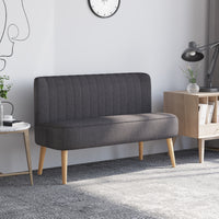 HOMCOM 2-Sitzer Sofa, weiche Polsterung, pflegeleichter Bezug, bis 220 kg, 117 x 56,5 x 77 cm – Produktabbildung 2