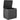 121L Plastic Garden Storage Box, Outdoor Storage Box with Handles, Black