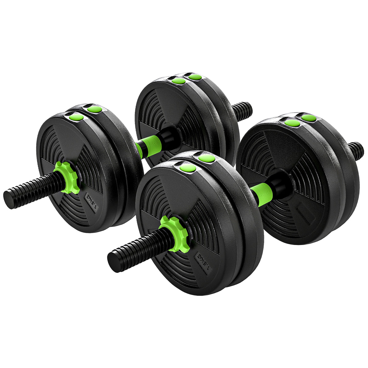 Hantelset verstellbar 15 KG Kurzhantel Set Kurzhanteln Langhanteln Hanteln Set für Krafttraining
