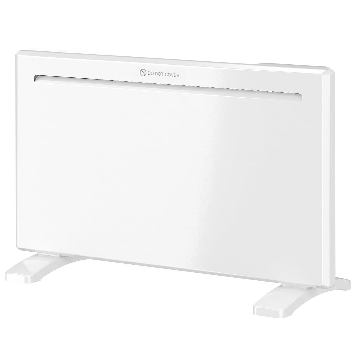 HOMCOM Smart-Panelheizung 1500 W, freistehend/Wandmontage, Elektroheizung mit 7-Tage-Timer, Fenstererkennung