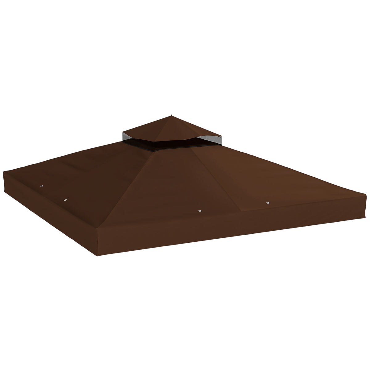 3 x 3 m replacement roof for gazebo, gazebo replacement canopy with water drainage holes, UPF30+, sun protection