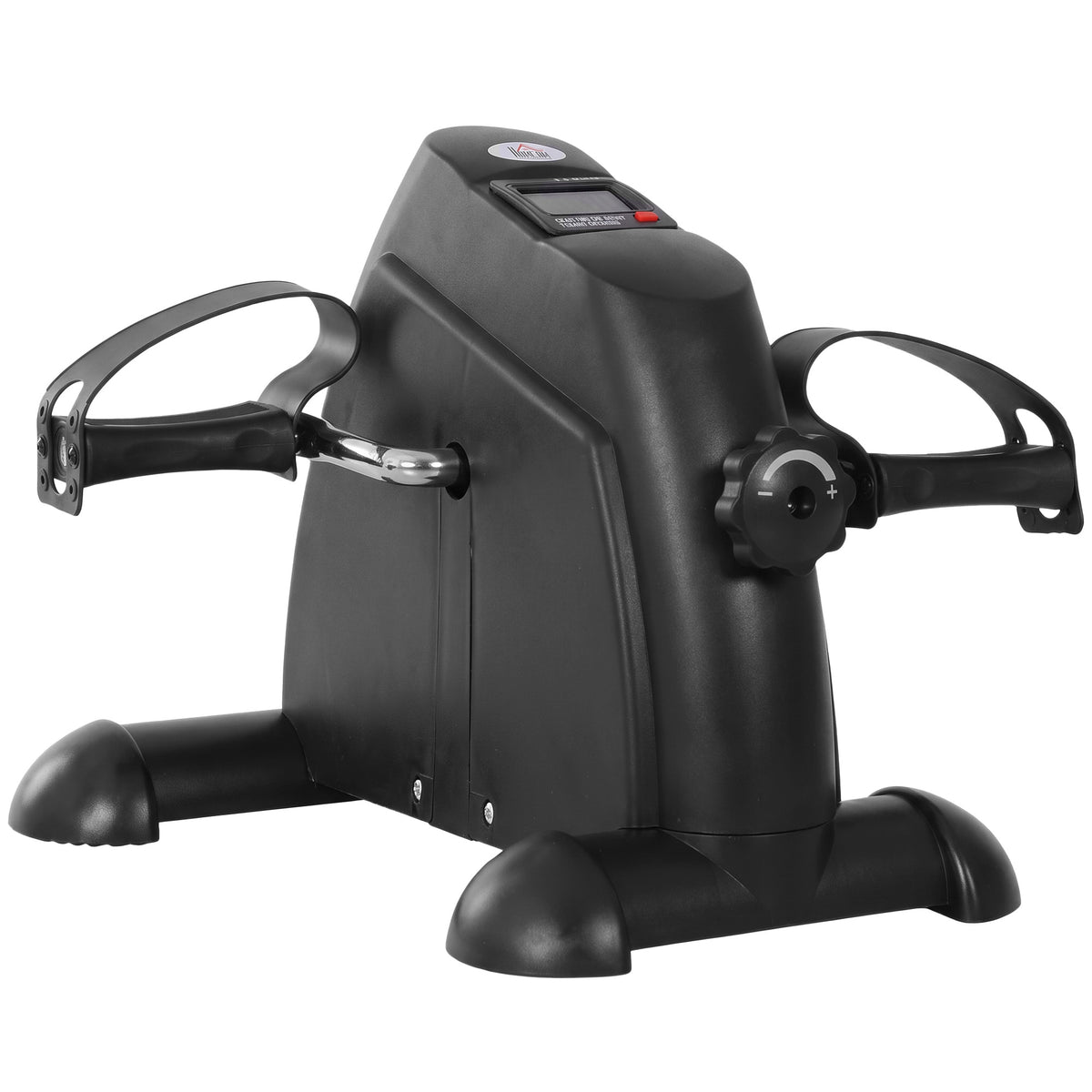 HOMCOM Mini Heimtrainer Arm-und Beintrainer Pedaltrainer für Senioren mit LCD-Display stufelos verstellbarer