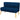 HOMCOM Sofa Retrodesign 2-Sitzer-Sofa, Holzbeine, 117 cm x 56,5 cm x 77 cm, Blau
