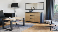 Kommode COSTA 1D3S/2D3S BA ANTHRAZIT EICHE ARTISAN – Produktabbildung 3