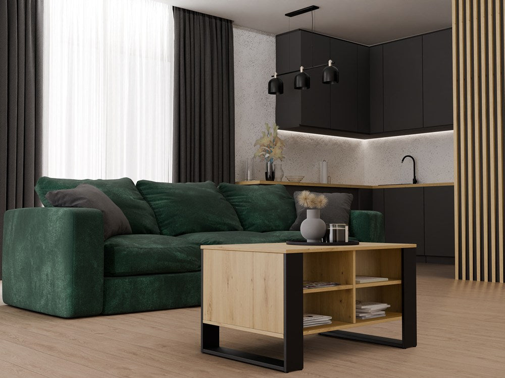 Tisch Modern 4P EICHE ARTISAN SCHWARZ – Produktabbildung 6