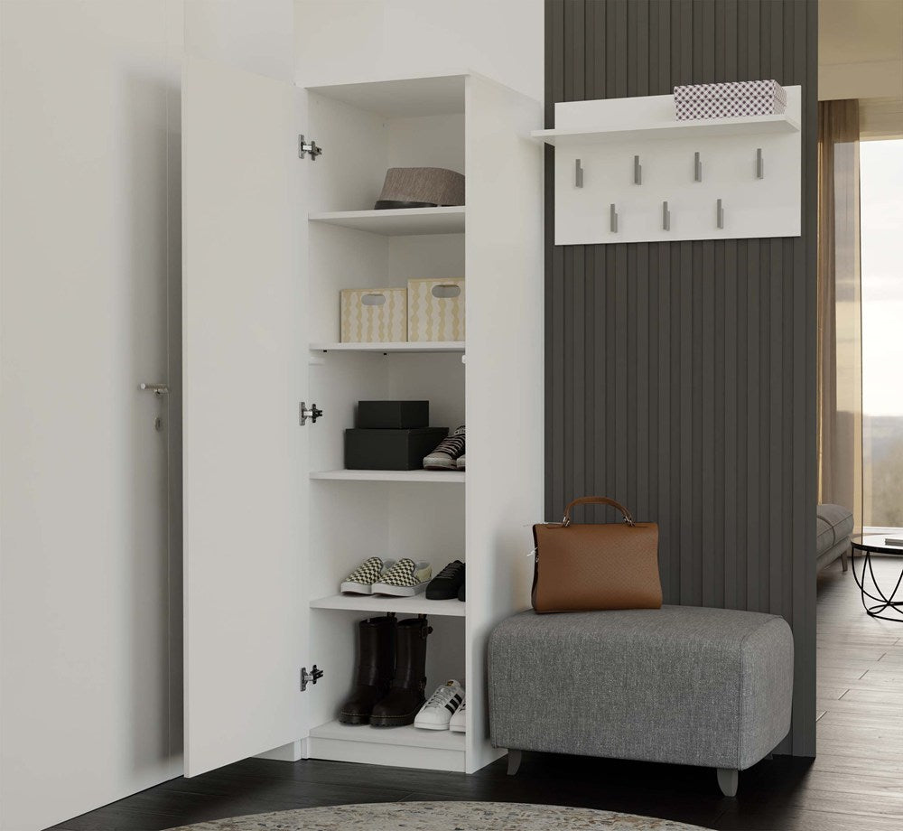 Kleiderschrank Malwa SD-50 WEISS – Produktabbildung 3