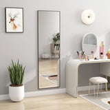 HOMCOM Großer Standspiegel, Wandspiegel, Ganzkörperspiegel, 161,5 cm, Silber – Produktabbildung 8