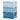 Storage boxes for children, 3 drawers, rounded edges, raised design, 37x37x56.5 cm, blue