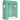 Tomato greenhouse, foil greenhouse with roll-up door, mesh window, arched roof, 170 x 68 x 200 cm, green