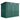 Tool shed, metal garden shed with pent roof, 249 x 121 x 166/183 cm, easy assembly, with double doors, green