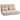 HOMCOM 2-in-1 Bodensessel, Rückenlehne, Verstellbar, 102 x 73 x 60 cm, Beige